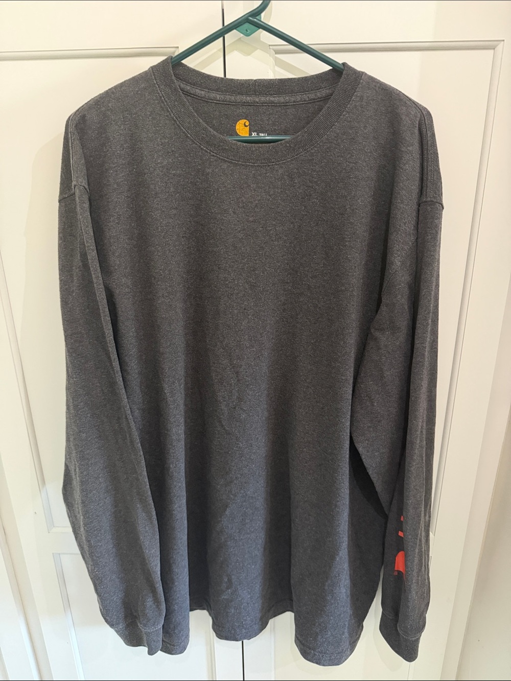 Carhartt Gray Long Sleeve Crewneck Shirt